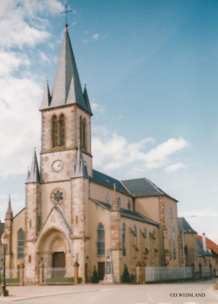 L’Eglise d’Enchenberg, une magnifique église néo-gothique