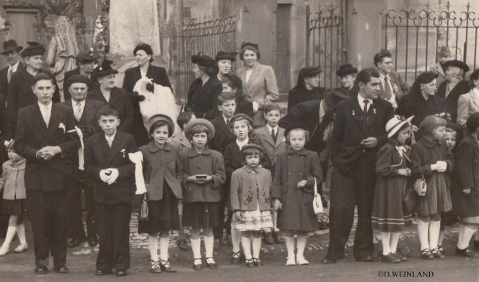 Bénédiction des cloches à Enchenberg 1954